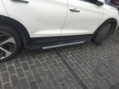 Side Steps RedLine Black (2pcs) for Hyundai Tucson TL 2016-2021 - image 2