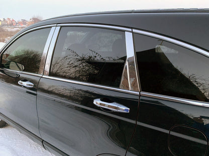 Stainless Steel Door Pillar Trim (8 pcs) for Honda CRV 2007-2011 - image 6