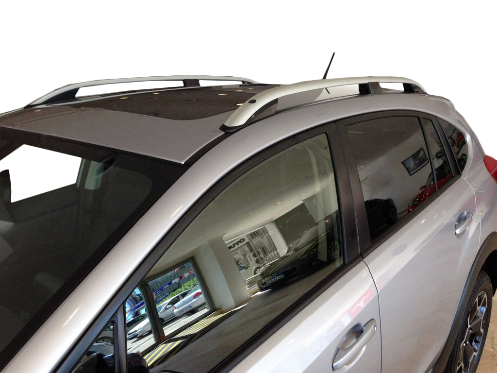 Roof Rails CROWN (matte grey) for Subaru XV 2011-2017 - image 1
