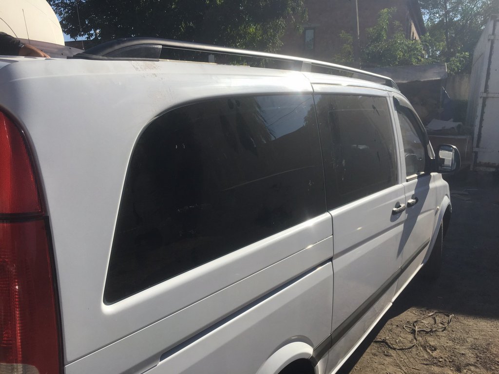 Black Roof Rails Skyport (Solid Metal) for Mercedes Viano 2004-2014 - image 6