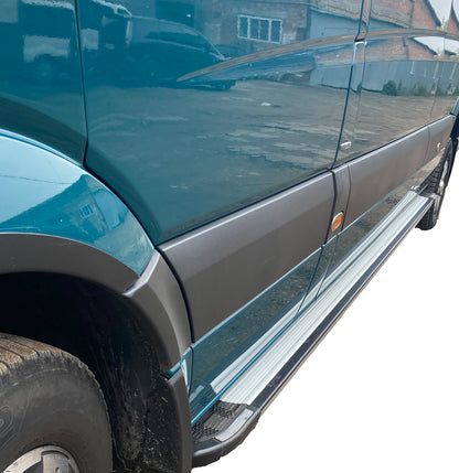 Side Steps Rainbow (2 pcs, Aluminum) for Volkswagen Crafter 2006-2016 - image 1