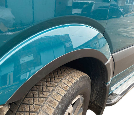 Narrow arch pads (4 pcs, ABS, black) for Mercedes Sprinter W906 2006-2018 - Reelken Auto