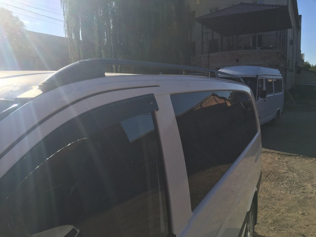 Black Roof Rails Skyport (Solid Metal) for Mercedes Viano 2004-2014 - image 13