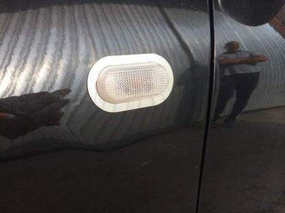 Chrome Turn Signal Trim (2 pcs, Stainless Steel) for Renault Duster 2008-2017 - image 1