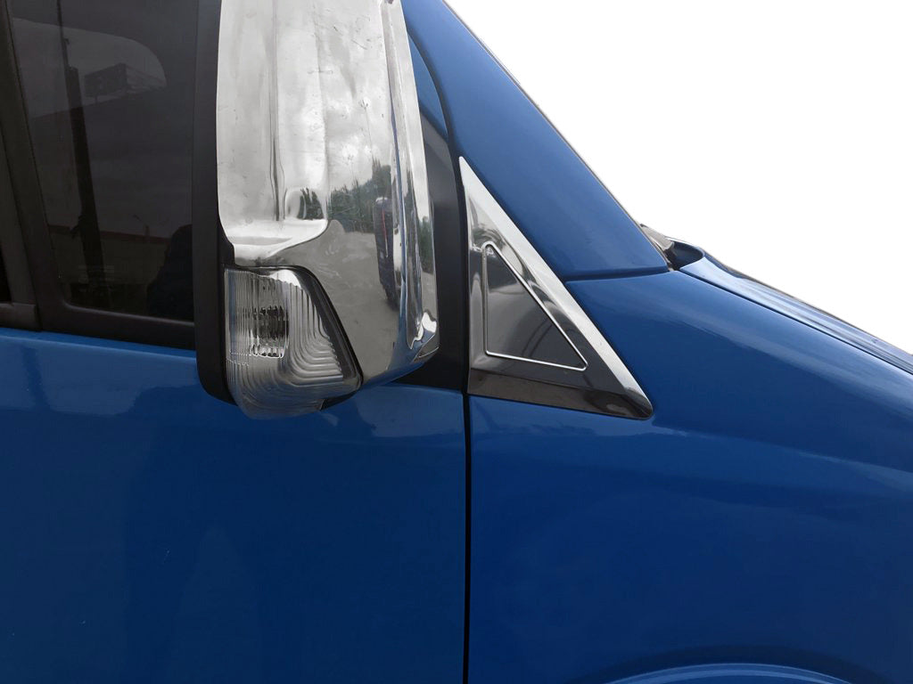 Trim near the mirrors (2 piece, stainless steel) for Volkswagen Crafter 2006-2016 - image 2