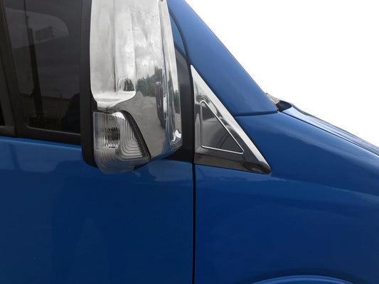 Trim near the mirrors (2 piece, stainless steel) for Volkswagen Crafter 2006-2016 - image 2