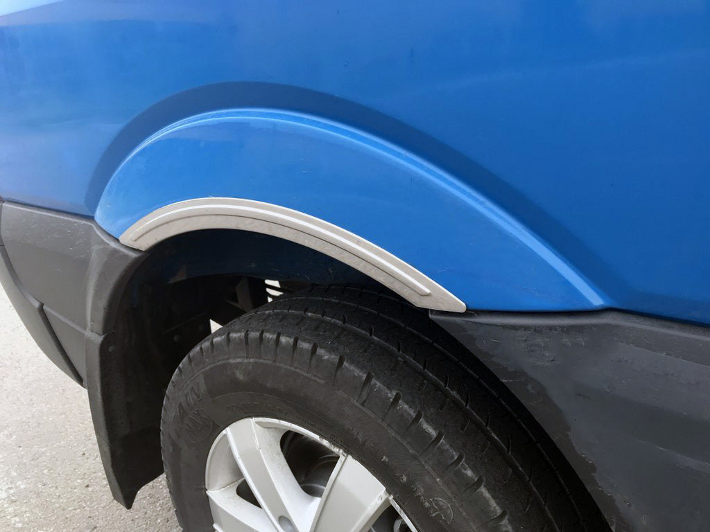 Narrow Stainless Steel Fender Trims (4 pcs) for Volkswagen Crafter 2006-2016 - image 1