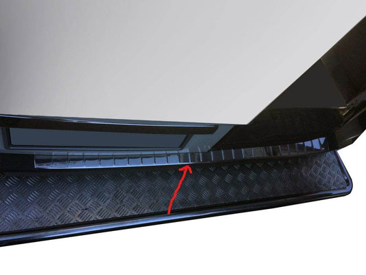 Rear spoiler (Omsa, stainless steel.) for Volkswagen Crafter 2006-2016 - Reelken Auto