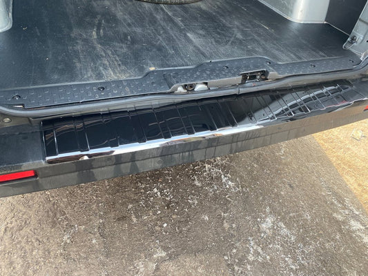 Rear Bumper Protector Black Chrome (Stainless Steel) for Opel Vivaro 2015-2019 - image 2