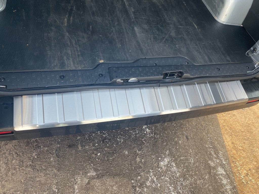 Pad on the rear bumper OmsaLine (stainless steel) for Opel Vivaro 2015-2019 - Reelken Auto