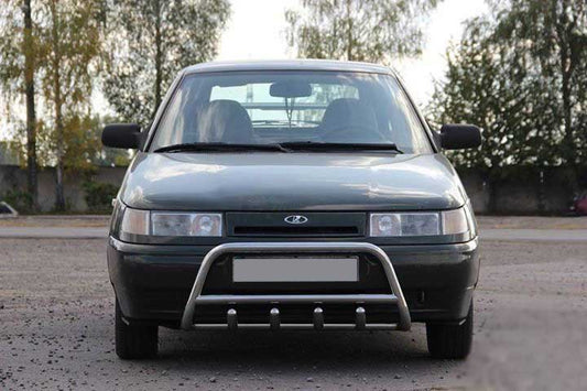 Bull Bar WT003 60mm Stainless Steel for VAZ 2110-21115 1995-2015 - image 1