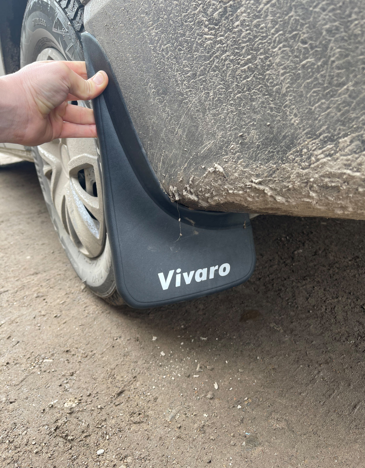 Rear custom fit mud flaps (set) for Opel Vivaro 2015-2019 - image 3