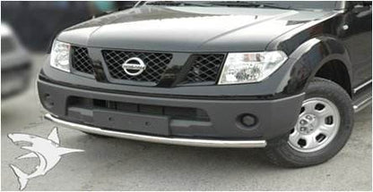 Front protection ST008 (stainless) for Nissan Navara 2006-2015 - Reelken Auto
