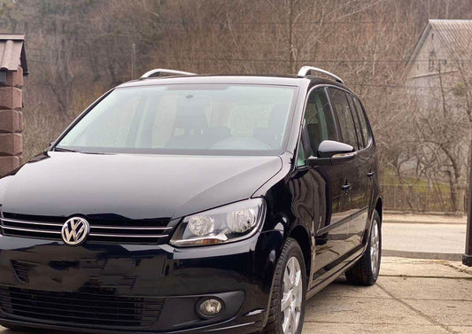 Roof rails Skyport (gray matt) for Volkswagen Touran 2010-2015 - Reelken Auto