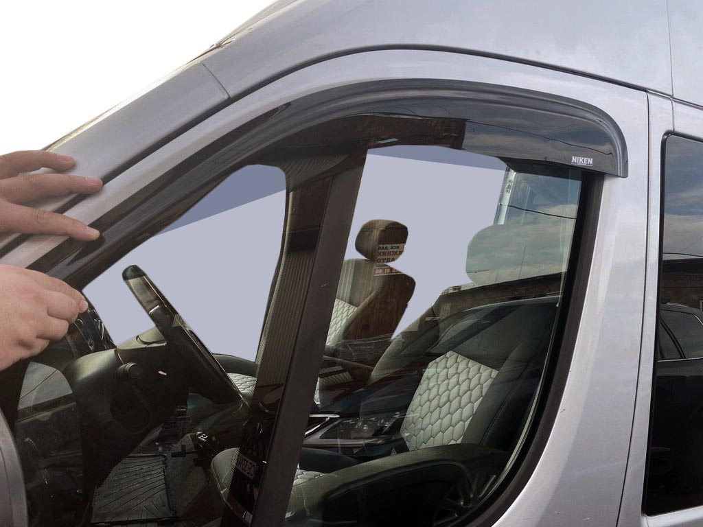Window Deflectors (2 pcs, Niken) for Citroen Jumper 2007-2025 - image 8