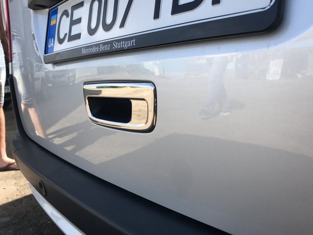 Pad on the liftgate handle (stainless) for Renault Kangoo 2008-2020 - image 2