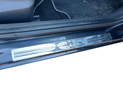 Door Sill Protectors OmsaLine (4 pcs, Stainless Steel) for Renault Clio III 2005-2012 - image 1