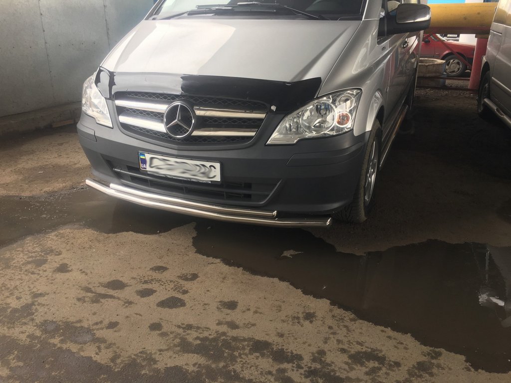 Lip lower ST014 (stainless) for Mercedes Vito W639 2004-2014 - image 6