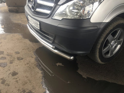 Front Lip ST014 (Stainless Steel) for Mercedes Vito W639 2004-2014 - image 7