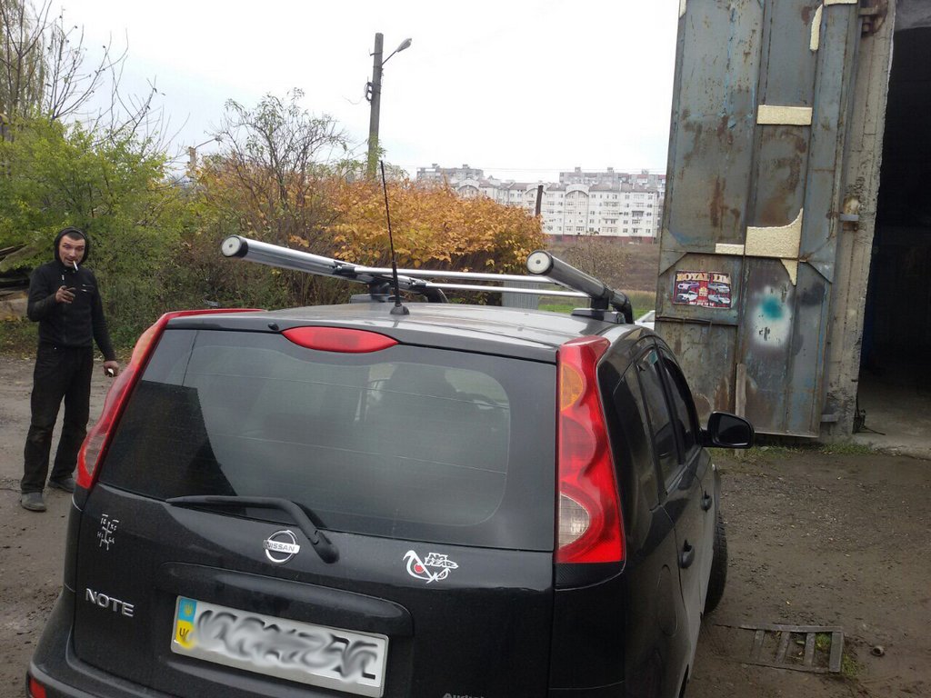 Shark Roof Rails (2 pcs) for Nissan Note 2004-2012 - image 5