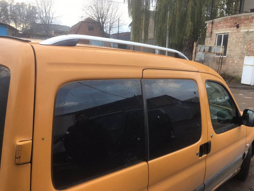 Roof rails Skyport (gray matt) for Peugeot Partner 1996-2008 - Reelken Auto