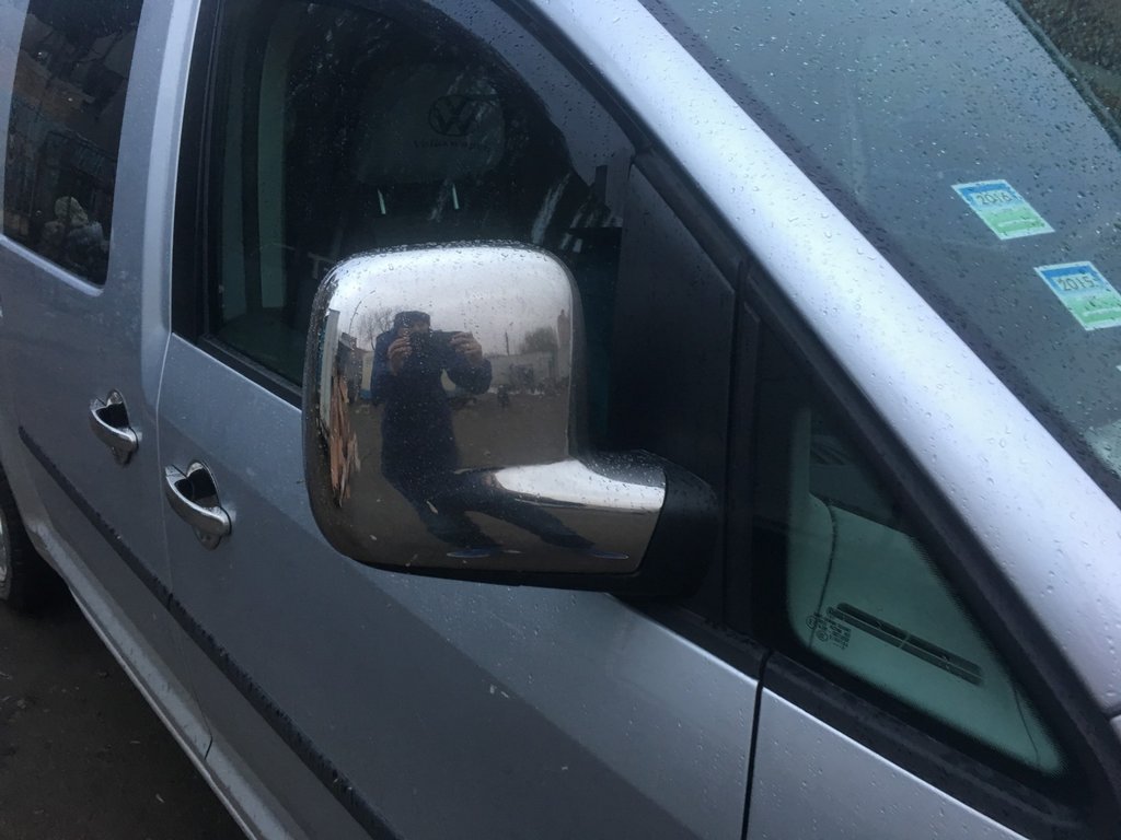 Chrome Mirror Covers (2 pcs) for Volkswagen Caddy 2010-2015 - image 4