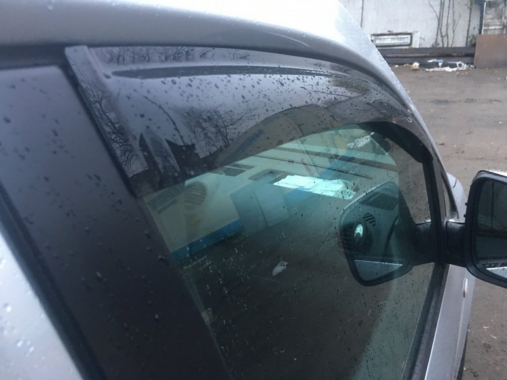 Window Deflectors (2 pcs, Niken) for Volkswagen Caddy 2010-2015 - image 3