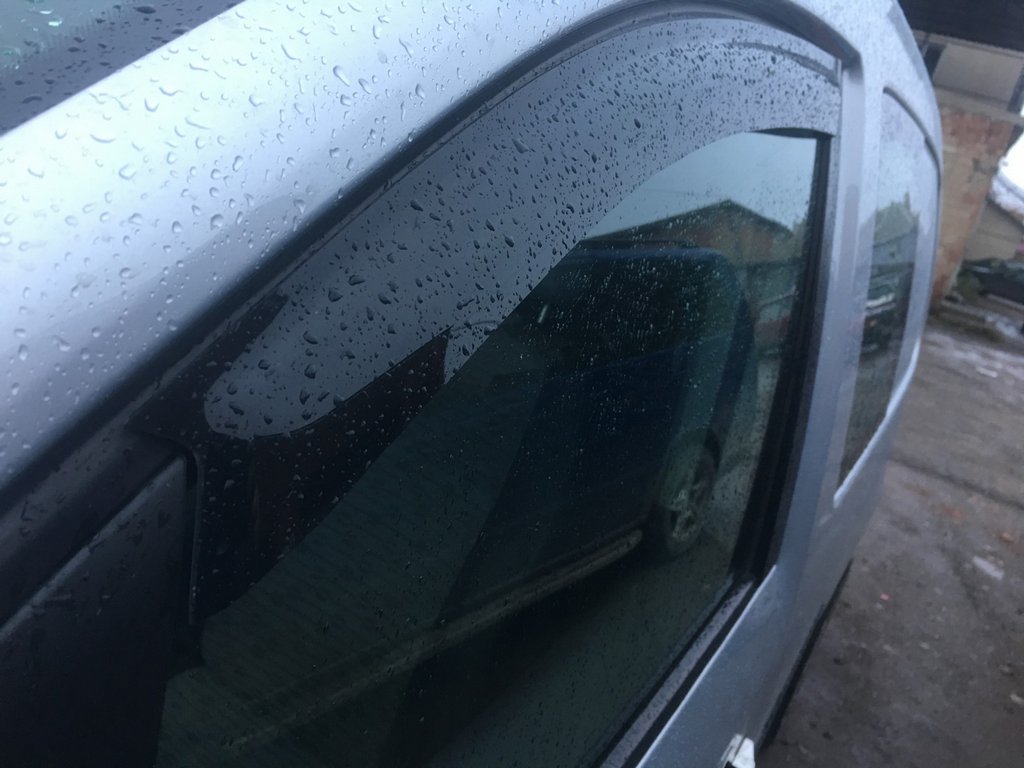 Window Deflectors (2 pcs, Niken) for Volkswagen Caddy 2004-2010 - image 5