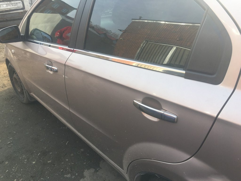 Lower window trim stainless steel (4 pcs) for Chevrolet Aveo T250 2005-2011 - image 3