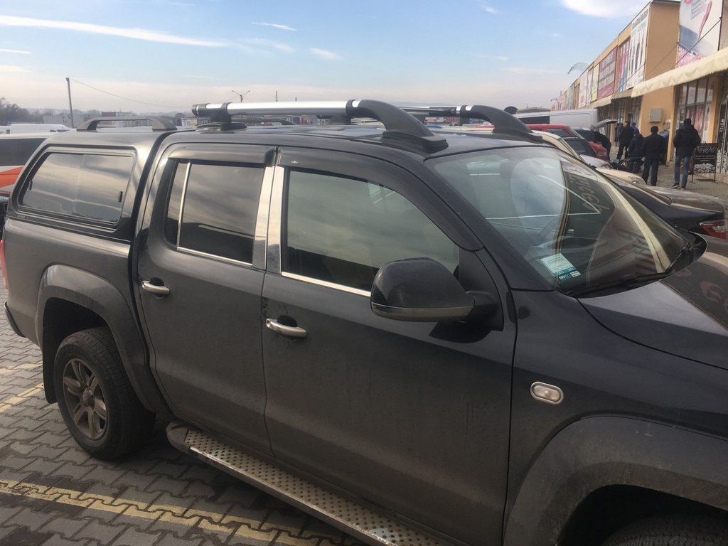 Stainless Steel Door Pillar Trim (6 pcs) for Volkswagen Amarok 2010-2022 - image 2
