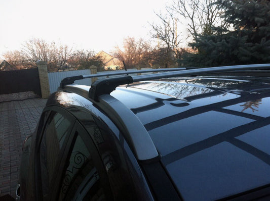 Cross rack roof rails integrated under the key (2 PCs) for Hyundai IX-35 2010-2015 - image 1