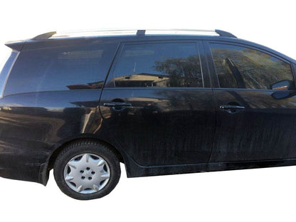 Roof rails, Chrome (2 pieces, aluminum) for Mitsubishi Grandis 2003-2011 - Reelken Auto