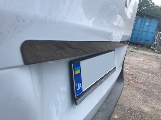 Trunk trim above license plate BlackChrome (stainless steel) for Mercedes Vito/V-class W447 2014- - image 1
