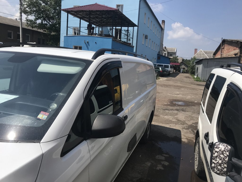 Black Roof Rails CAN Original Design (Metal Feet) for Mercedes Vito/V-class W447 2014- - image 6