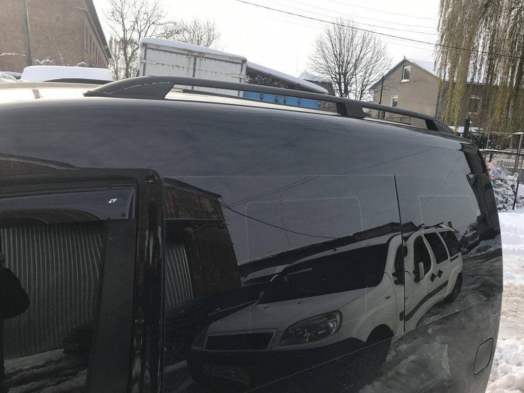 Railings Skyport BLACK for Volkswagen Caddy 2020↗ - image 3