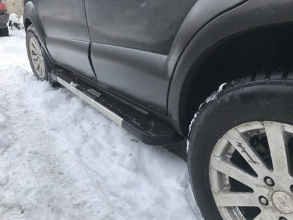 Side Steps RedLine Black (2 pcs, Aluminum) for Hyundai Tucson JM 2004- - image 4