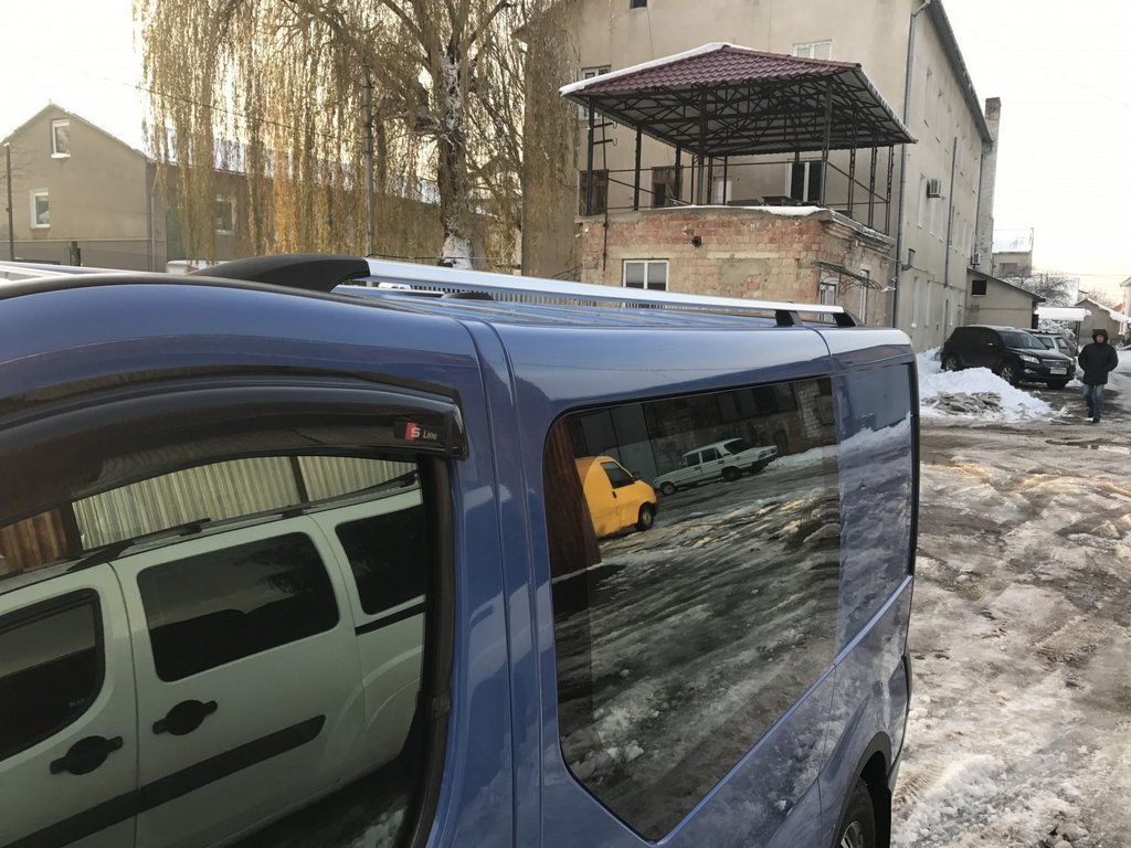Chrome Roof Rails for Nissan Primastar 2002-2014 - image 2