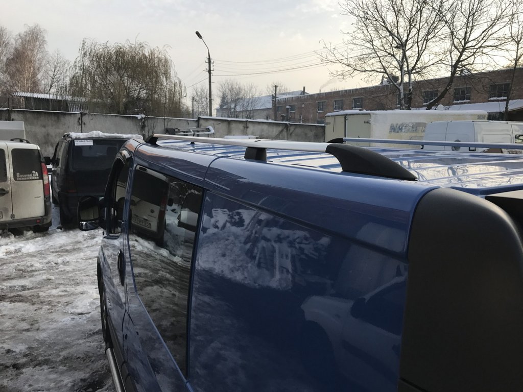 Roof rails Chrome ( Plast. feet) for Opel Vivaro 2001-2015 - image 3