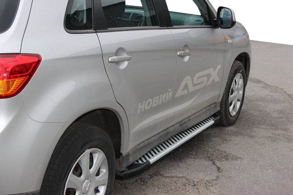 Side site Line (2 pieces, aluminum) for Mitsubishi ASX 2010-2023 - Reelken Auto