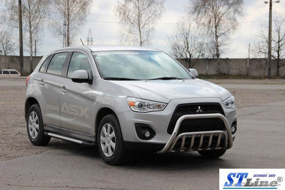The WT002 bumper guard (stainless) for Mitsubishi ASX 2010-2023 - Reelken Auto