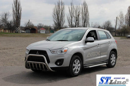 The WT002 bumper guard (stainless) for Mitsubishi ASX 2010-2023 - Reelken Auto