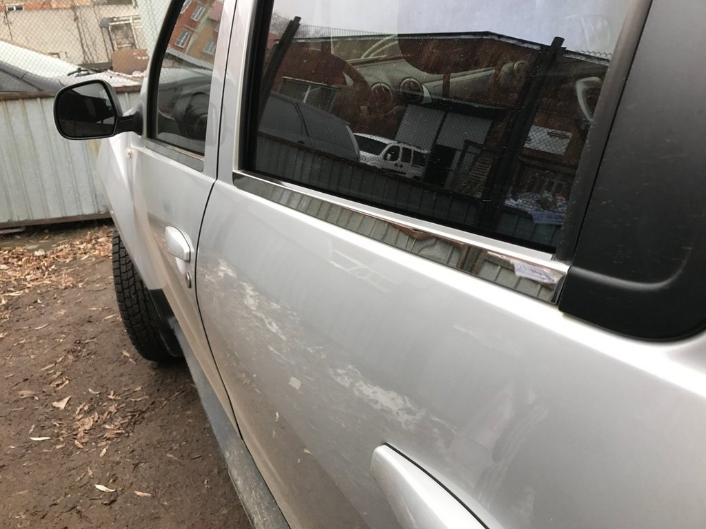 Window Trim Molding (4 pcs, Stainless Steel) for Renault Duster 2008-2017 - image 4