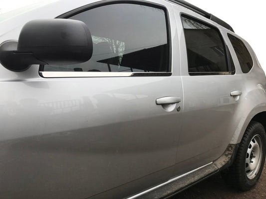 Window Trim Molding (4 pcs, Stainless Steel) for Dacia Duster 2008-2018 - image 1