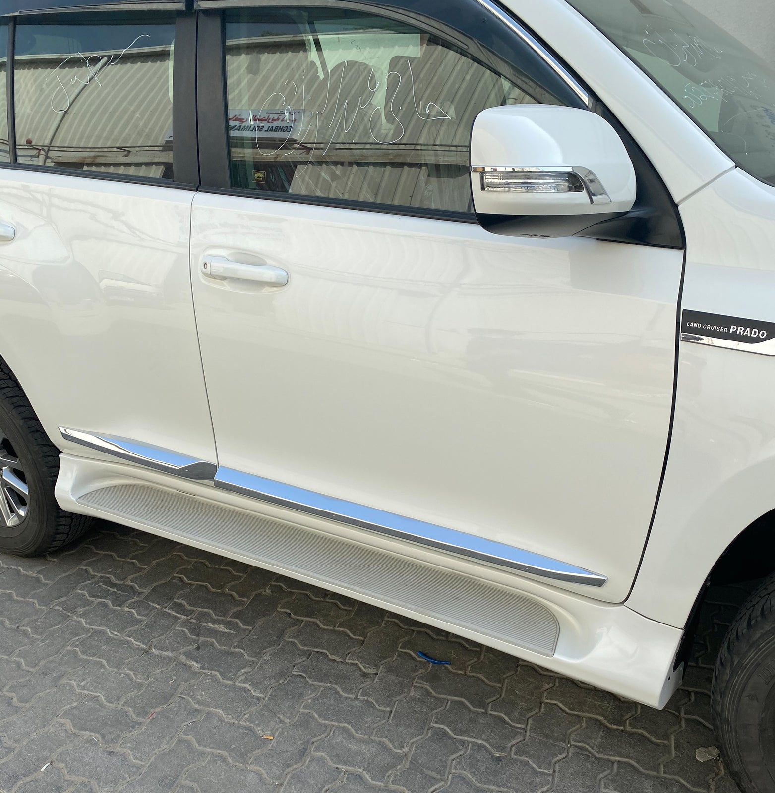 Side pad GX-style (2 pieces, aluminum) for Toyota Land Cruiser Prado 150 - image 10