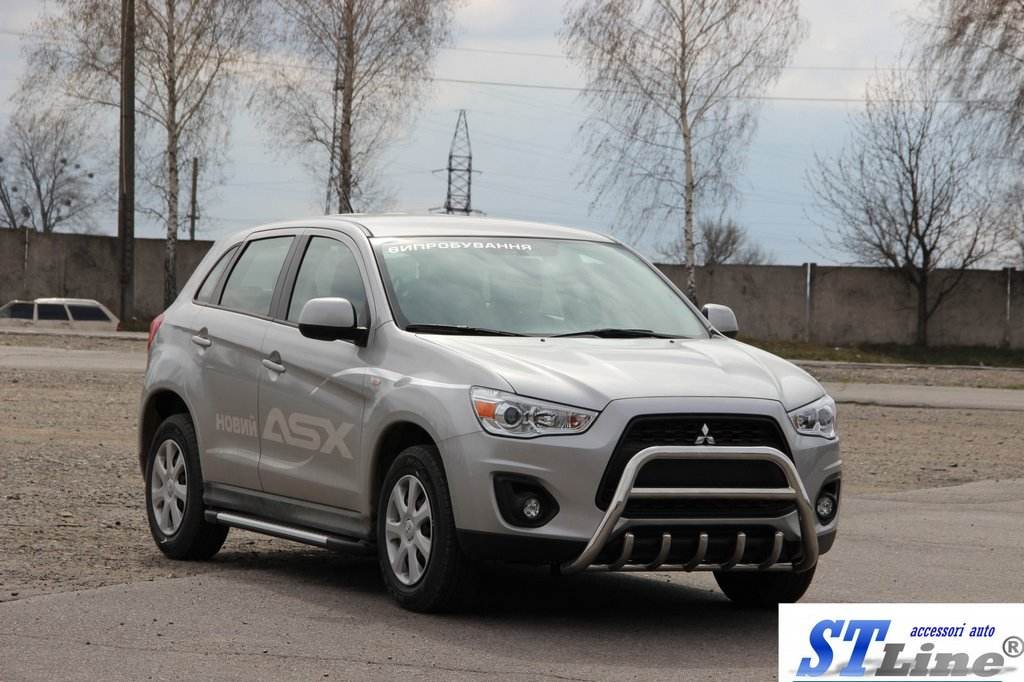 Kangaroo cage WT003 (stainless steel) for Mitsubishi ASX 2010-2023 - Reelken Auto