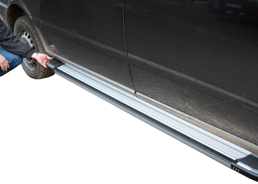 Side pad Rainbow (2 pcs., Aluminum) for Mercedes Vito W639 2004-2014 - image 1