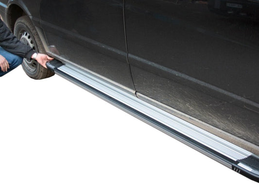 Side pad Rainbow (2 pcs., Aluminum) for Mercedes Vito W639 2004-2014 - image 1