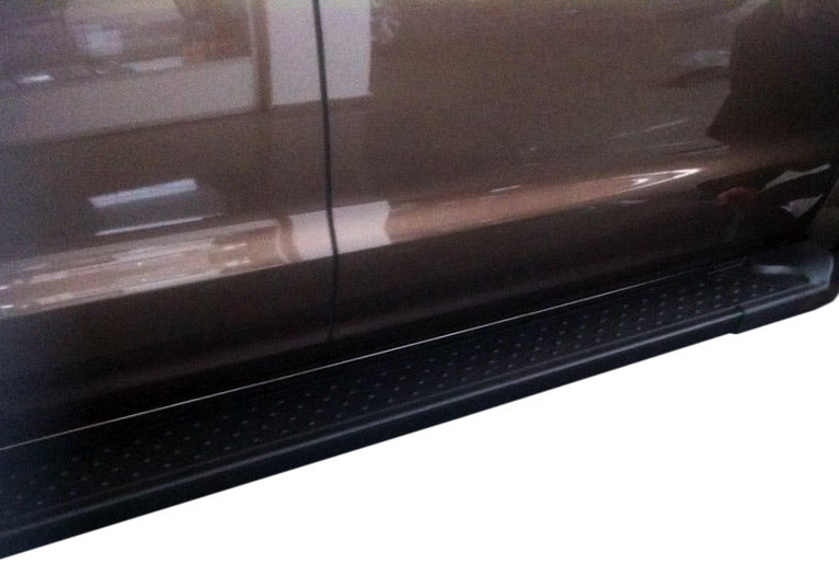 Side Steps Allmond Black (2 pcs, Aluminum) for Volkswagen Amarok 2010-2022 - image 1