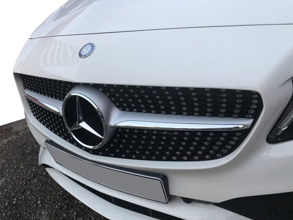 Front Grille Diamond Silver (for Avantgarde/AMG-Line/C43 AMG) for Mercedes C-сlass W205 2014-2021 - image 7