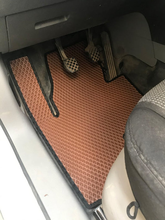 EVA Floor Mats (brick red) for Volkswagen Caddy 2010-2015 - image 1